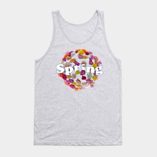 Blooming into Spring Flower Tank Top